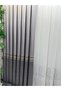 Nivemeshome Didim Ft671537 V-5403 Silver 1/3 Close Pleated Background Curtain Apm - 2