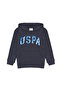 Children's Navy Blue Hooded Sweatshirt 50253779-Vr033