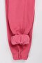 Comfortable Unisex Children's Sweatpants with Elastic Waistband, Fleece Inside and Pockets - Dusty Rose - 3