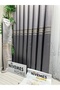Nivemeshome Didim Ft671537 V-5403 Silver 1/3 Close Pleated Background Curtain Apm - 8