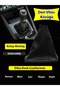 Ford Connect Compatible Black Stitching Gear Shift Gaiter - 3