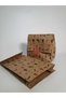 20 Pieces Kraft Christmas Patterned Standing Gift Package Wrapping Paper Width 13 Length 27 - 4