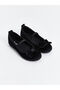 Lcw Steps Black Bow Detailed Girls' Ballerinas