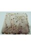 Handmade Crystal Drop Stone Beaded Writing, Cheesecloth Yemeni, Scarf, 4 Edge-Embroidered - 2
