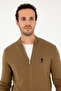 Men's Khaki Basic Knitwear Cardigan 50293526 -Vr027 - 2