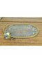 Luxury Gift Metal-Footed Gold Oval Butterfly Serving Dish Cookie Holder - New Series - 2