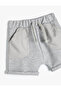 Basic Shorts with Tie Waist Pockets and Parachute Pocket Detail - 3