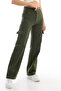 Girl's 100% Cotton Cargo Pocket Wide Leg School Pants - 5
