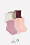 Bistil Baby Girl Organic Basic Long Socks - 4