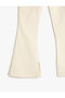 Velvet Trousers with Slit Detail - 3