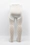 Organic Baby Girl Kids Soft Plaid Embossed Pattern Combed Cotton Pantyhose - 5