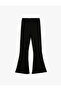 Basic Spanish-Style Trousers with Elastic Waistband - 2