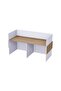 White-Coco Bolo RD-1 Reception Desk 180 cm - 4