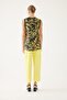 Viscose Leaf Patterned Comfortable Blouse - 2