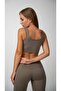 Thick Strap Crop Top Mink - 3