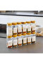 12-Piece Spice Jar Bamboo Lid Jar with Sprinkler Head Spice Rack with Turkish Label