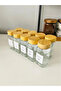 12-Piece Spice Jar Bamboo Lid Jar with Sprinkler Head Spice Rack with Turkish Label - 5