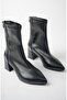 Darja Guaranteed Pointed Toe Women's Heeled Boots with Back Zipper - 5