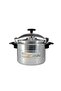 Aluminium Pressure Cooker 26cm - 10 Liter Capacity - Silver - 2