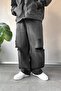 Ripped Detail Black Baggy Jeans - 3