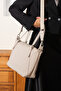 Women's Hand and Shoulder Bag New Season Size: 27 X 32 cm Cream - 5