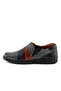 Black & Gray Leather Casual Shoes- Model Adi- Sydney - 3