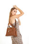 Women's Stylish 4 Compartment Hand and Shoulder Bag, Arm Bag - 4