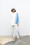 Ecru Women's Top and Bottom Denim Stone Detailed Cotton Knitted Top Set - 3