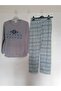 Seasonal, 100% Cotton Long-Sleeved Pajama Set