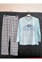 Seasonal, 100% Cotton Long-Sleeved Pajama Set