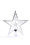 Christmas Pine Tree Ornament 18 cm Silver Star Tepelik