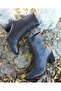 N130 Genuine Leather Women's Classic Heeled Boots with Laces and Zipper