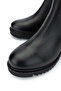 Women's Genuine Leather Black Floater Casual Boots - 3