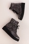 Women's Genuine Leather Wedge Heeled Lightweight Boots Ast.8525 - 5