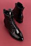 Women's Genuine Leather Short Heeled Stylish Boots Ast.8154 - 6