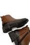 Women's Genuine Leather Tan Casual Boots - 5