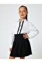 Button Closure Cotton Shirt with Ruffle Detail - 2