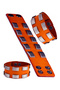 Adjustable Size Leather Unisex Bracelet Bundle with String Detail - 4