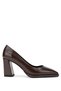 Women's Vegan Brown Heeled Shoes