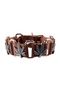 Unisex Bracelet Bundle with Knitted String and Leather Design - 3