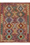 Melisa Collection Orange Themed Multicolored Patterned Woven Base Modern Decorative Carpet Melisa23 - 5