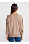 10633 Crew Neck Basic Knitwear Sweater-Dark Mink - 2