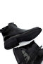 Women's Genuine Leather Black Casual Boots - 5