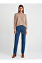 10633 Crew Neck Basic Knitwear Sweater-Dark Mink - 3