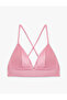 V-Neck Cross Strap Bralet Bikini Top