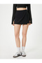 Mini Shorts Skirt Sports Parachute Fabric Elastic Waist Relax Fit - 3