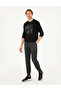 Anthracite Melange Slim Fit 3 Thread Elastic Leg Sweatpants 50299286-Vr081 - 3