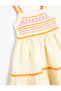 Hanging dress muslin fabric detailed layered cotton - 3