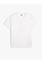 Back Printed Sports T-Shirt Crew Neck Short Sleeve
