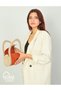 Mini Jute Straw Portfolio Clutch Handbag, Women's Bag, Jute Boho Bag, - 3